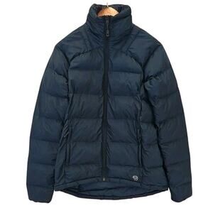 Mountain Hardware Womens Puffer Coat Sz Small Blue Packable Lightweight Outdoor